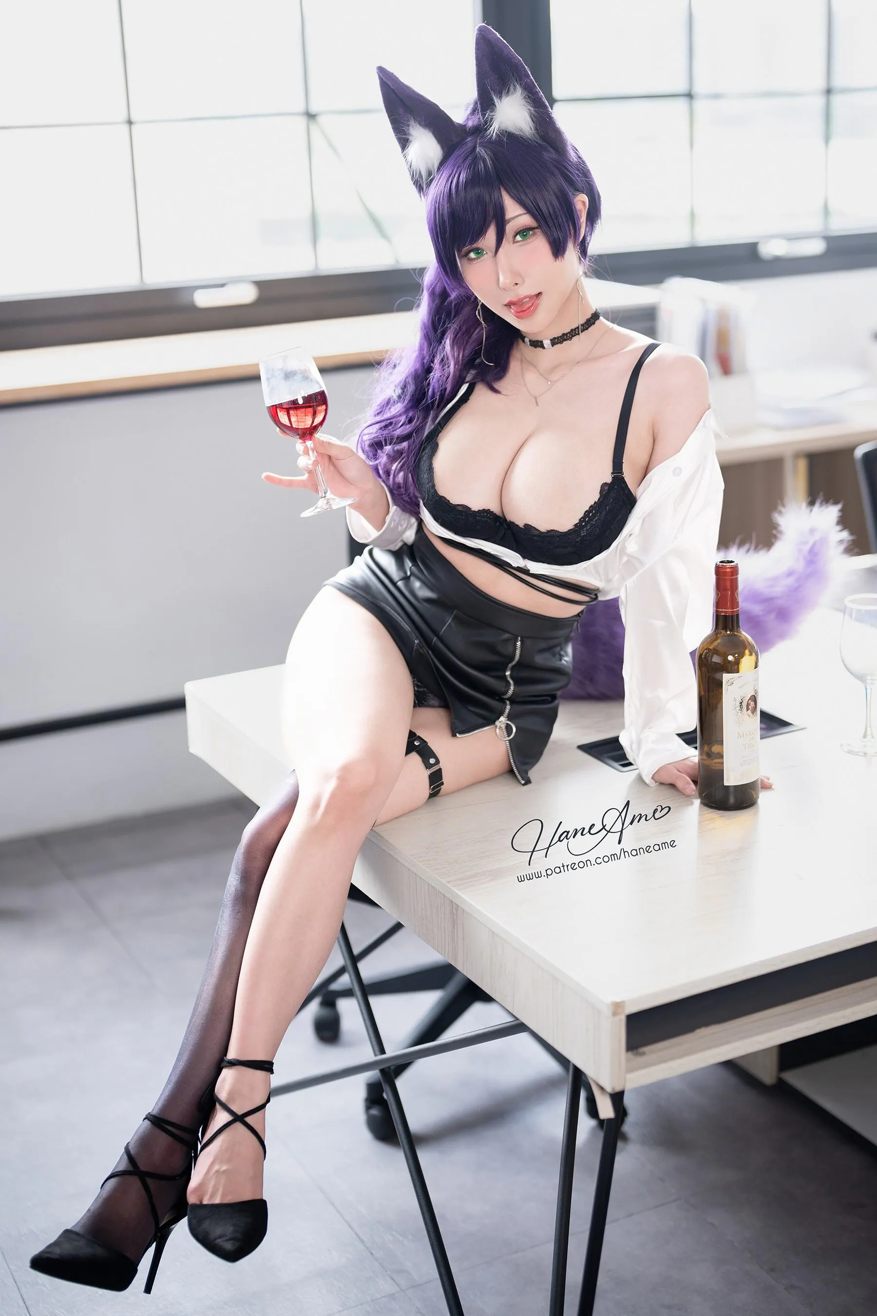 雨波_HaneAme – NO.192.2023年06月新品订阅4套视频-Seki Sexy OL Foxy [51P]插图9